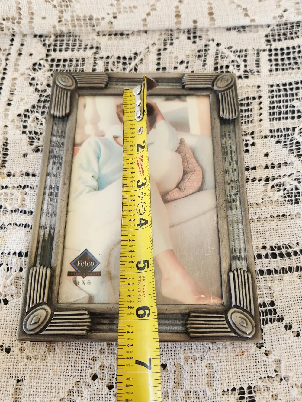 Vintage Silver Picture Frame - Silver Finish